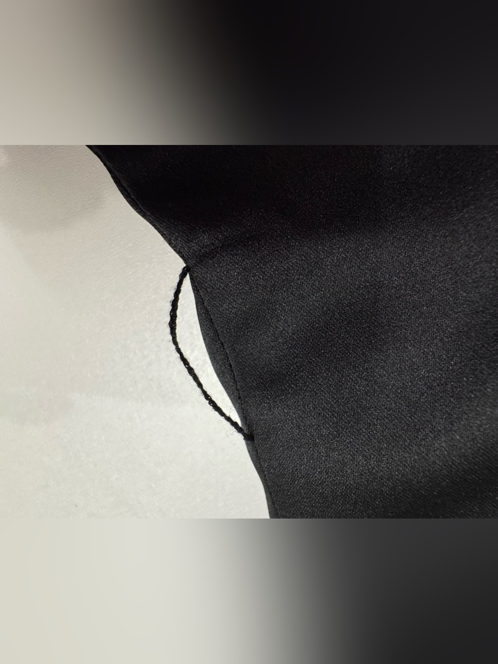 BCBGMAXAZRIA Black Satin Midi Fit & Flare Strapless Cocktail Dress Size 12 - Picture 15 of 15